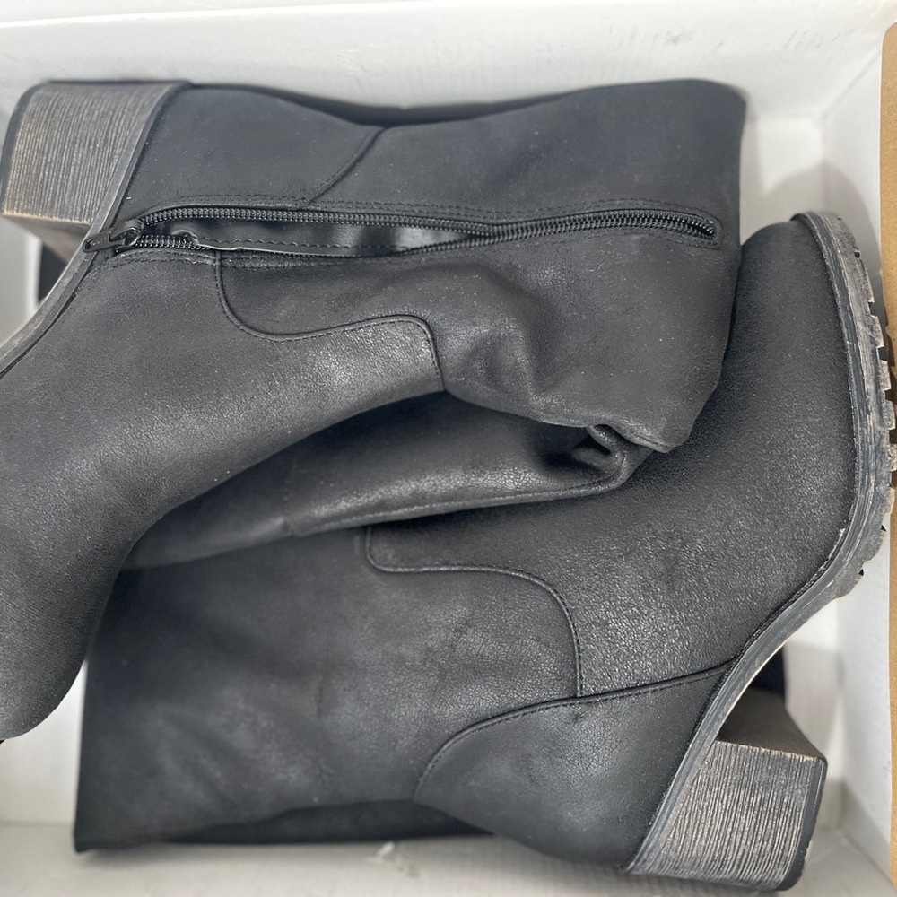 Black Ankle Boots — SO Brand Kohl’s